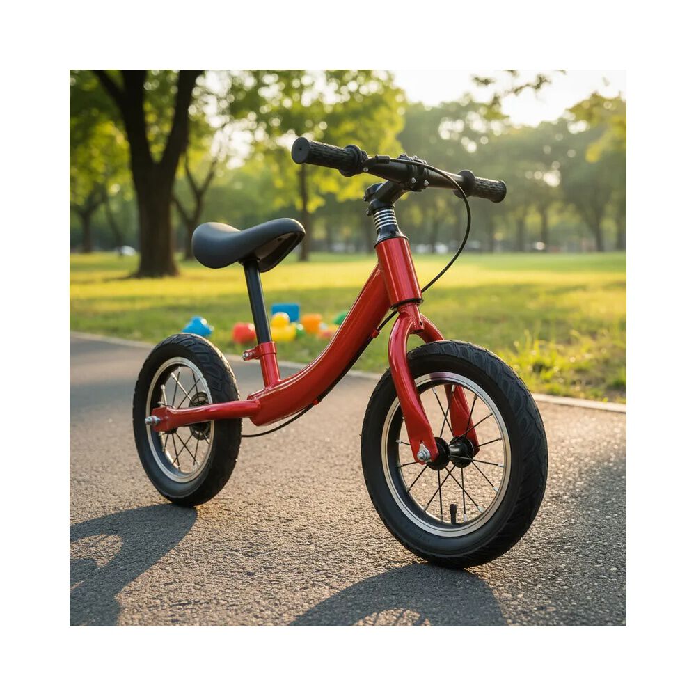 Bicicleta De Aprendizaje Ni&ntilde;os Y Ni&ntilde;as Infantil Frenos Roja image number 1.0