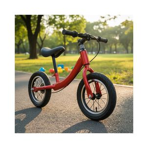 Bicicleta De Aprendizaje Ni&ntilde;os Y Ni&ntilde;as Infantil Frenos Roja
