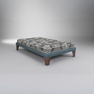 Cama 1 Plaza Box 8 Cm L180 Cm + Colchon Modelo Ideal / Con Patas De 11 Cm (gris)