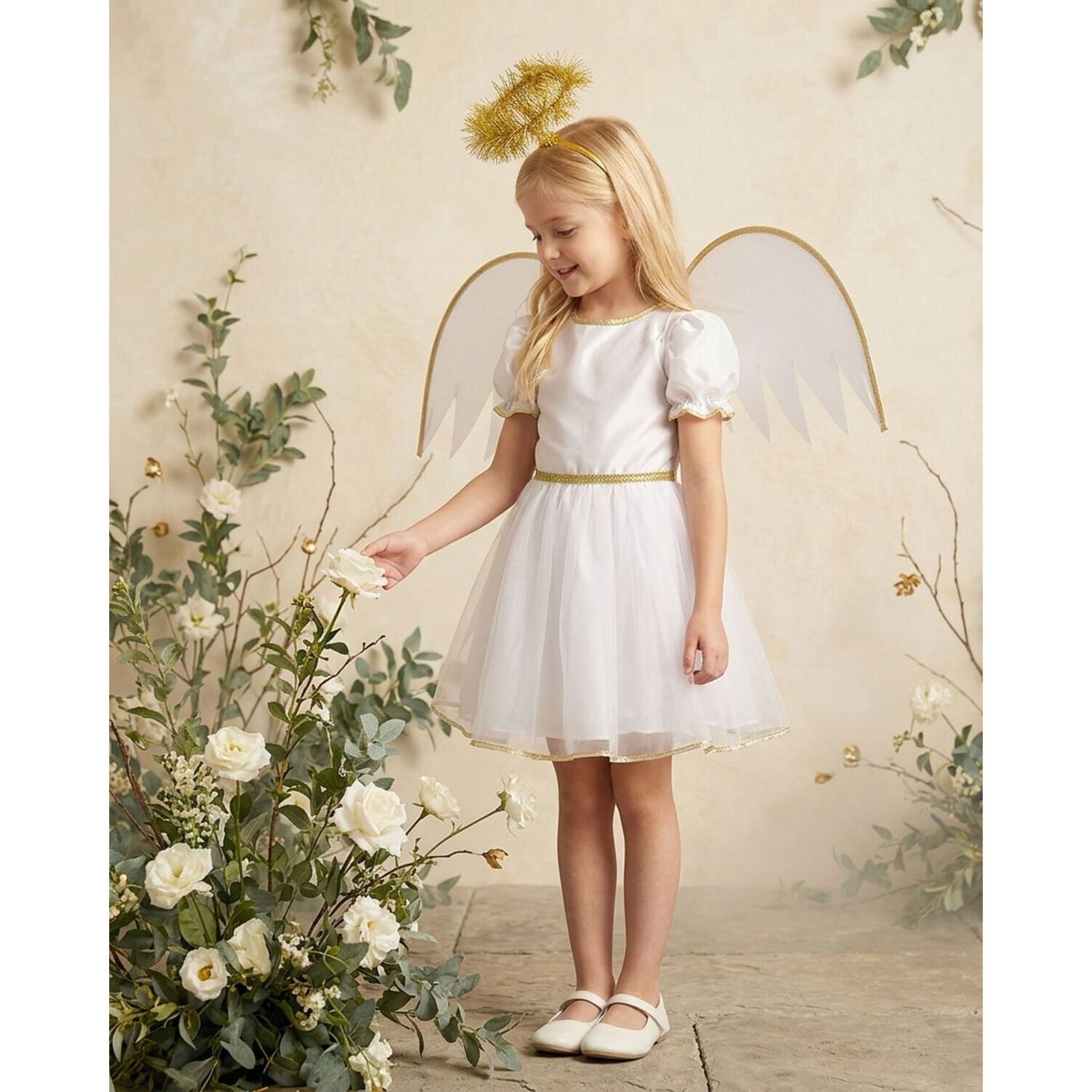 Disfraz Angel Infantil Para Ni&ntilde;as image number 5.0