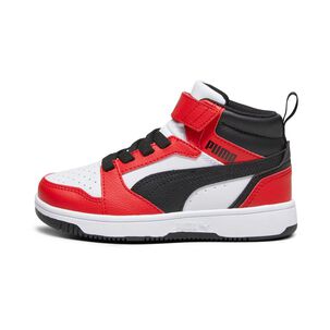 Zapatilla Urbana Ni&ntilde;o Puma Rebound V6 Mid Ac+ Ps Rojo/blanco