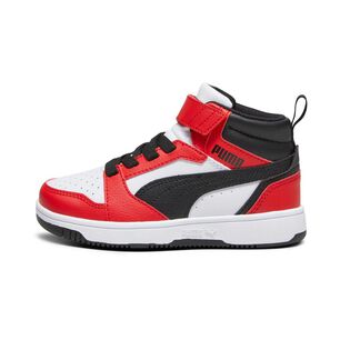 Zapatilla Urbana Ni&ntilde;o Puma Rebound V6 Mid Ac+ Ps Rojo/blanco
