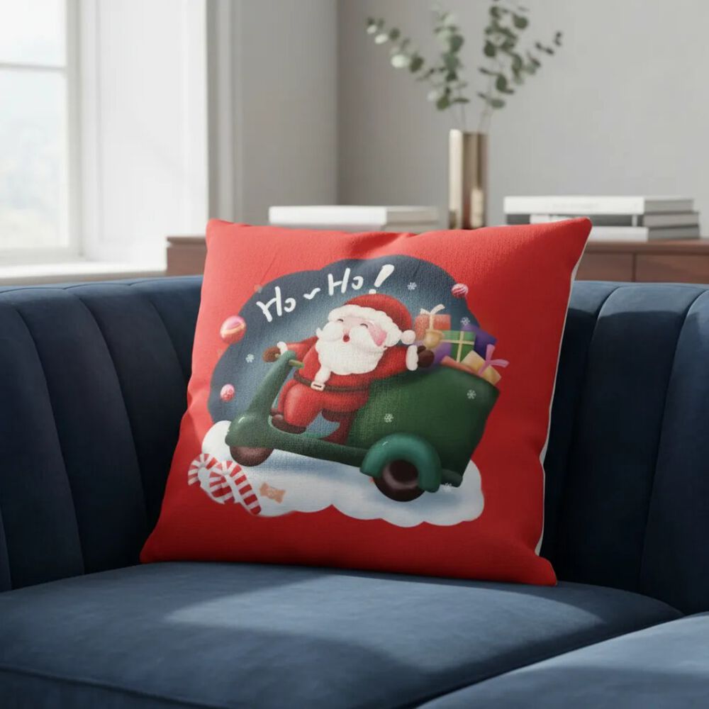 Set De 2 Cojines 45x45cm Navidad - Ho Ho Rojo image number 3.0