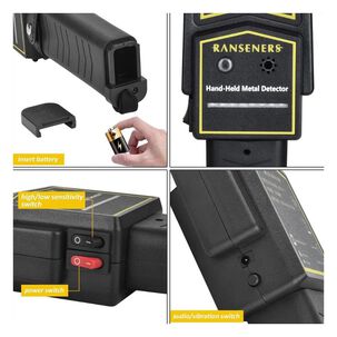 Detector De Metales Manual Port&aacute;til Seguridad Super Scanner
