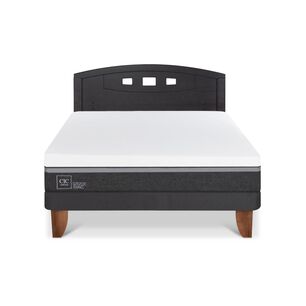 Cama Europea Cic Ortopedic Advance / 2 Plazas / Base Normal + Respaldo