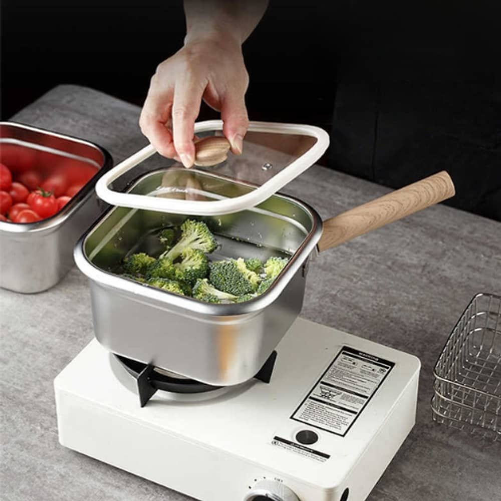 Olla Multiusos Cacerola Sarten Para Freir Hervir Con Pinza image number 3.0