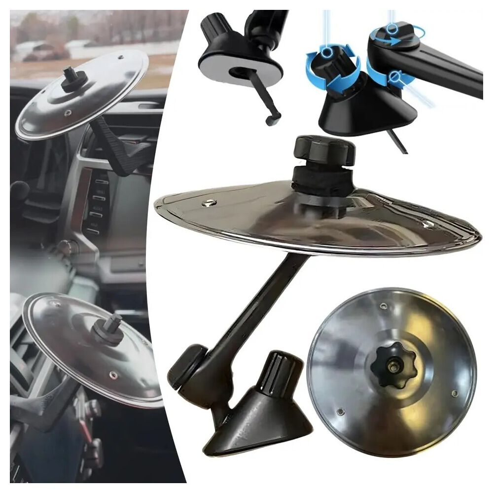 Adorno Entretenido Para Auto Mini Platillo Crash De Bater&iacute;a image number 1.0