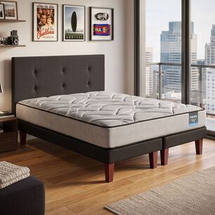 Cama Europea Flex Dream Dual / 2 Plazas + Respaldo
