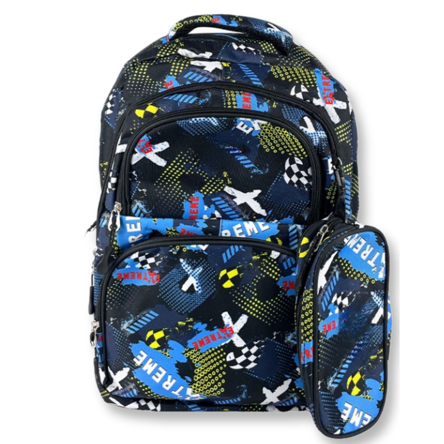 Pack Mochila Lonchera Estuche 45cm Juvenil Y Escolar Cross image number 3.0
