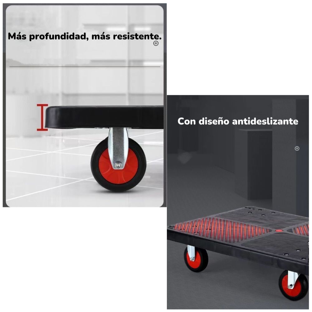 Carro De Carga Plegable 500kg 90x60cm By Lubabycas image number 7.0