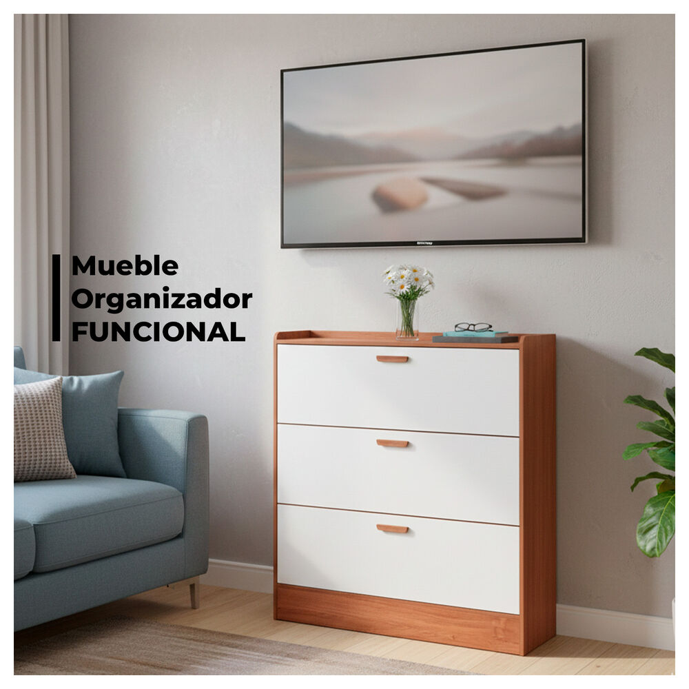 Zapatera Mueble Organizador 3 Niveles Xxl Para 25 Pares image number 3.0