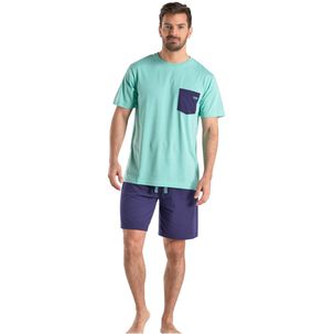 Pijama Corto Hombre Top / 2 Piezas