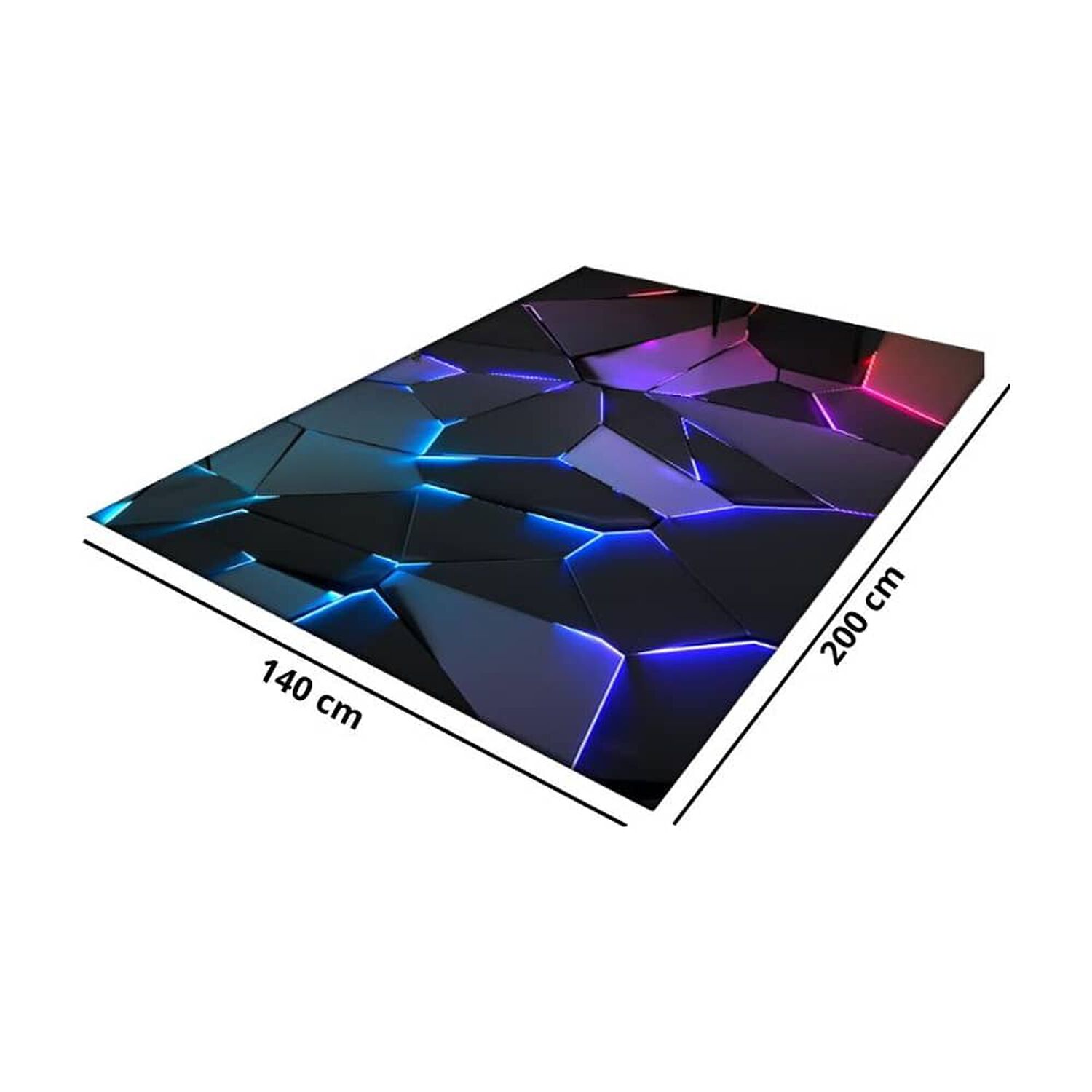 Alfombra 3d Gamer 140*200cm Dormitorio Living Sala De Juegos image number 2.0
