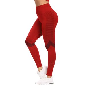 Calzas Mallas Tiro Alto Sukha Rojo