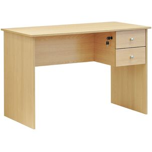 Escritorio 2 Cajones Con Llave Carvalo