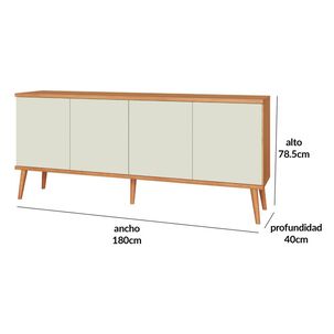 Buffet Roca Copihue / 4 Puertas