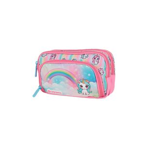 Estuche Xtrem Zip-art 6xt Unicornio Multicolor