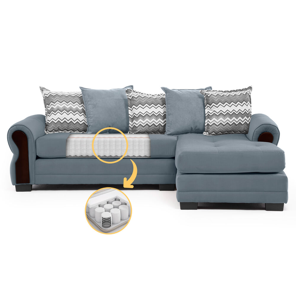 Sof&aacute; Seccional Living Factory Arizona Derecho / 4 Cuerpos image number 2.0