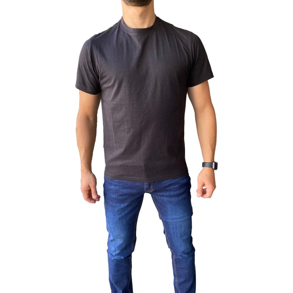 Polera Algodón Negro Hombre image number 0.0