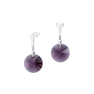 Aros Paris Cristales Genuinos Amethyst