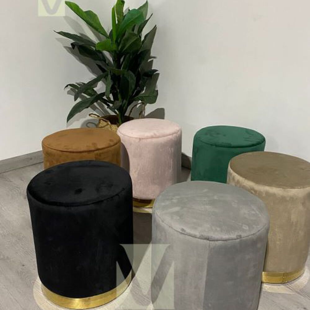 Puff Redondo Terciopelo Fancy image number 6.0