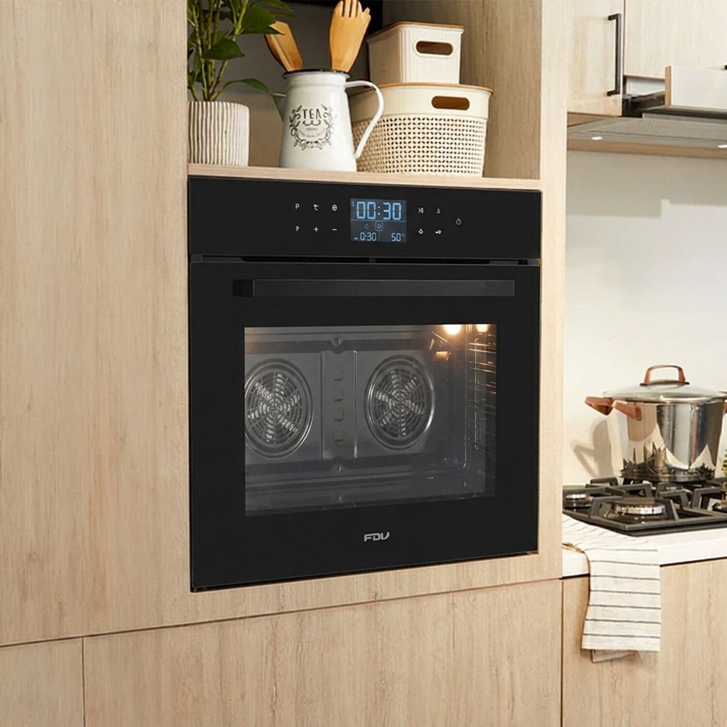 Horno Empotrado Deluxe Prestige Chef 2.0 125 Lts Fdv image number 3.0