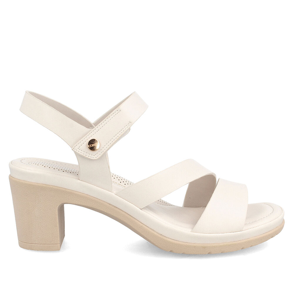 Sandalia Mujer Bata Comfit Mimosa Crema image number 4.0