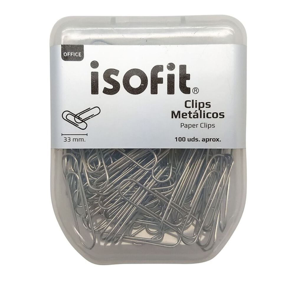 Pack X 4 Clips Dsg Metálicos 100 Und Isofit image number 1.0