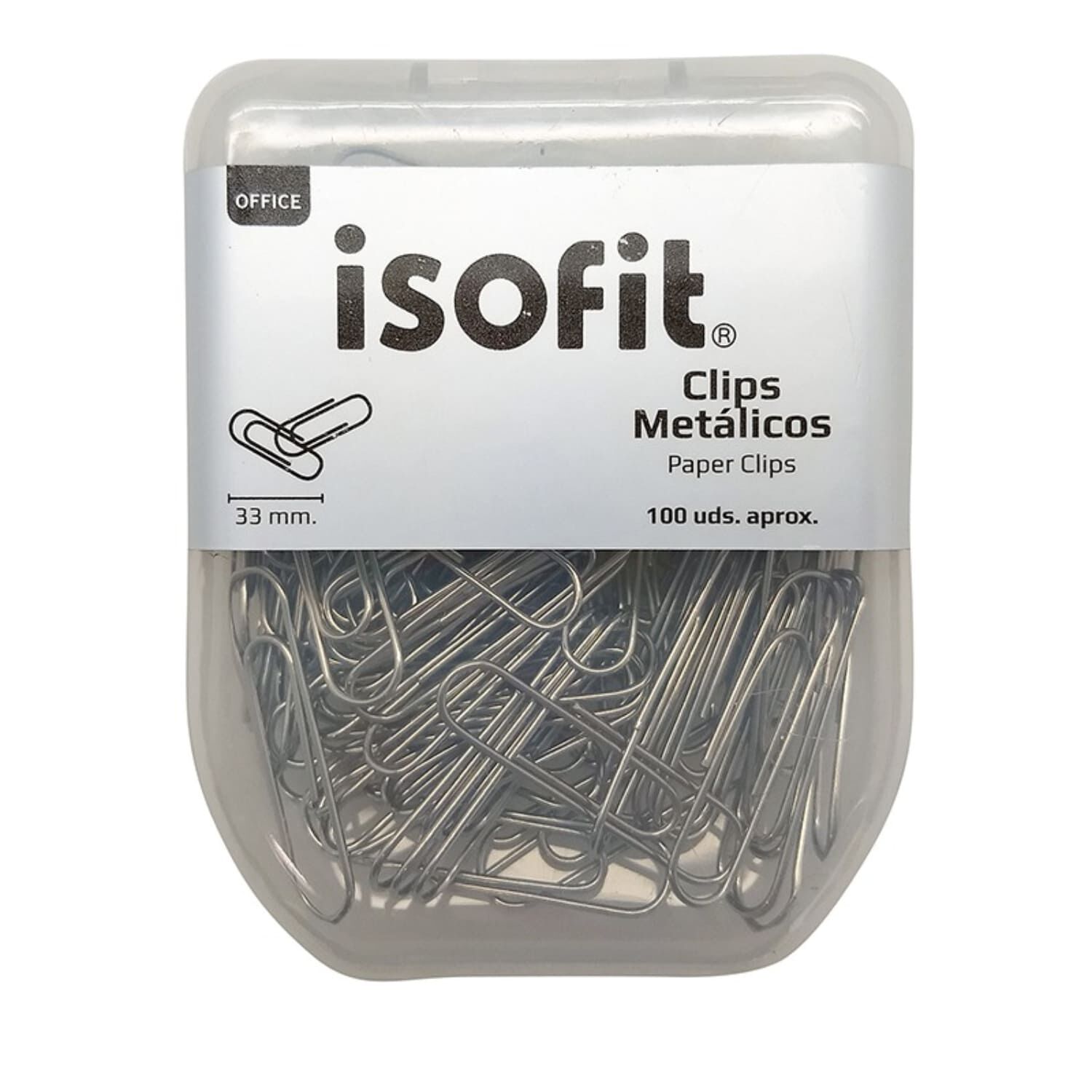 Pack X 4 Clips Dsg Met&aacute;licos 100 Und Isofit image number 1.0