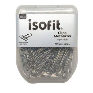 Pack X 4 Clips Dsg Met&aacute;licos 100 Und Isofit