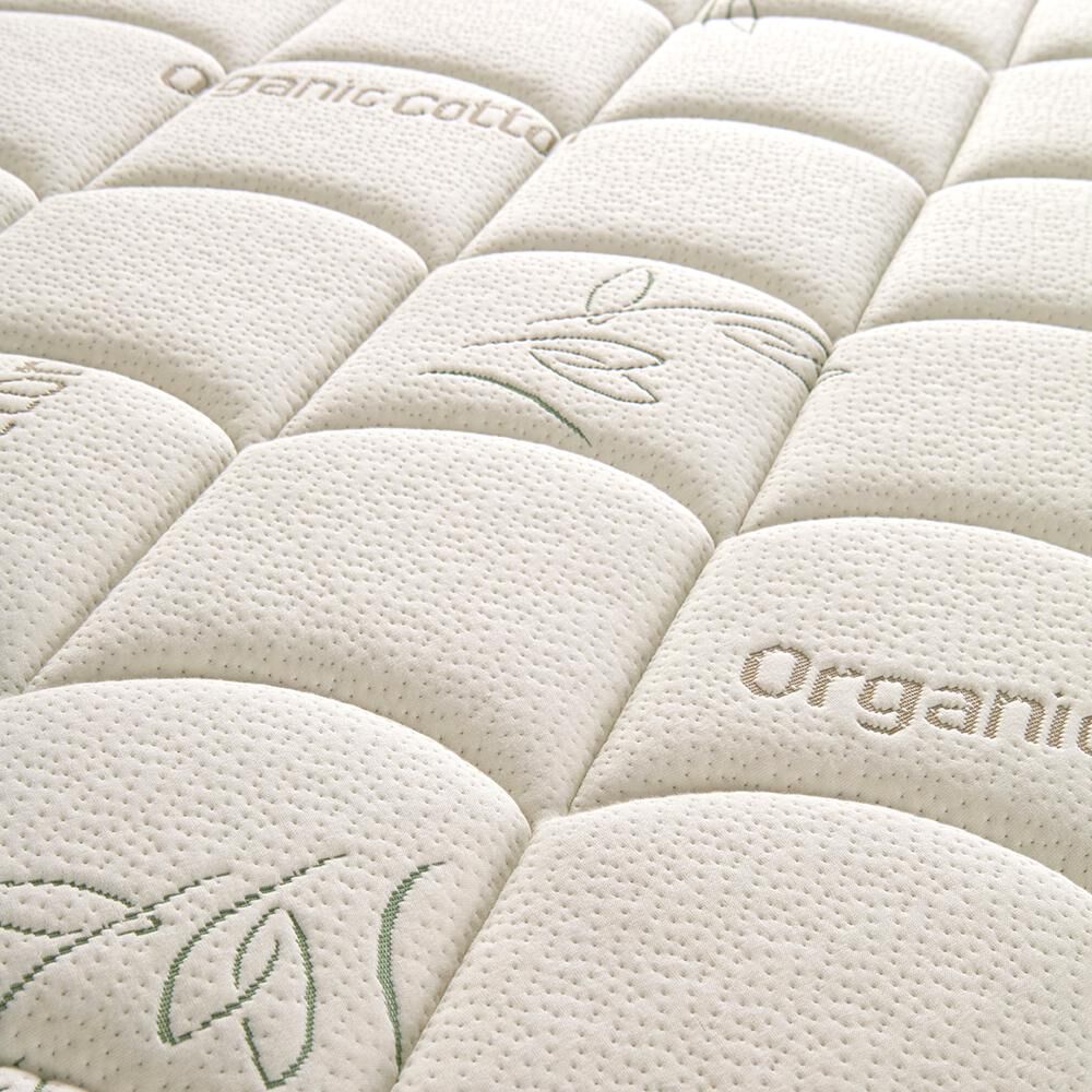 Cama Europea Celta Cotton Organic / Super King / Base Dividida + Set De Maderas image number 1.0