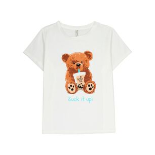 Polera Print Animales Manga Corta Cuello Redondo Mujer Freedom