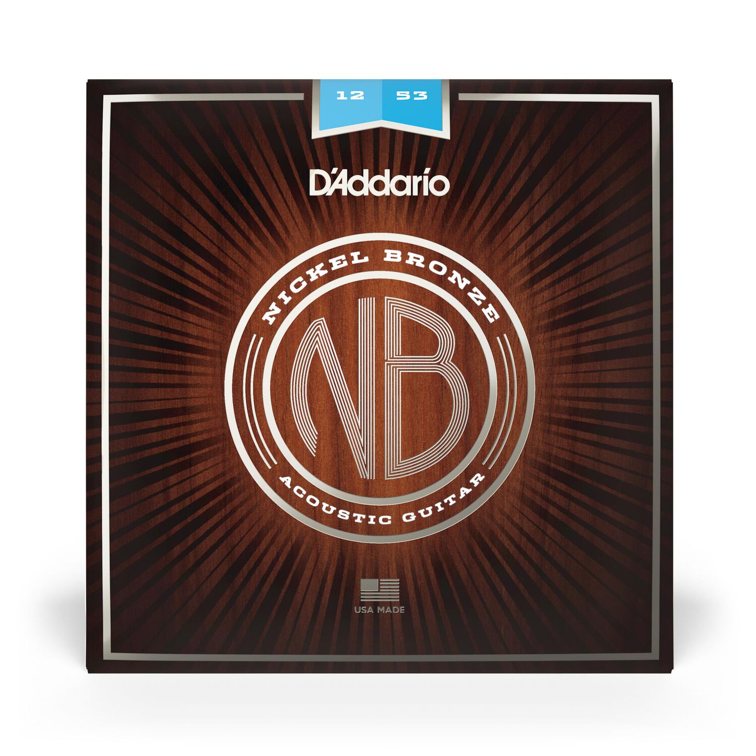 Set Cuerdas Guitarra Ac&uacute;stica Bronze 12-53 Nb1253 Daddario image number 1.0