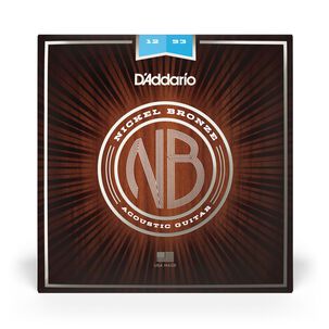 Set Cuerdas Guitarra Ac&uacute;stica Bronze 12-53 Nb1253 Daddario