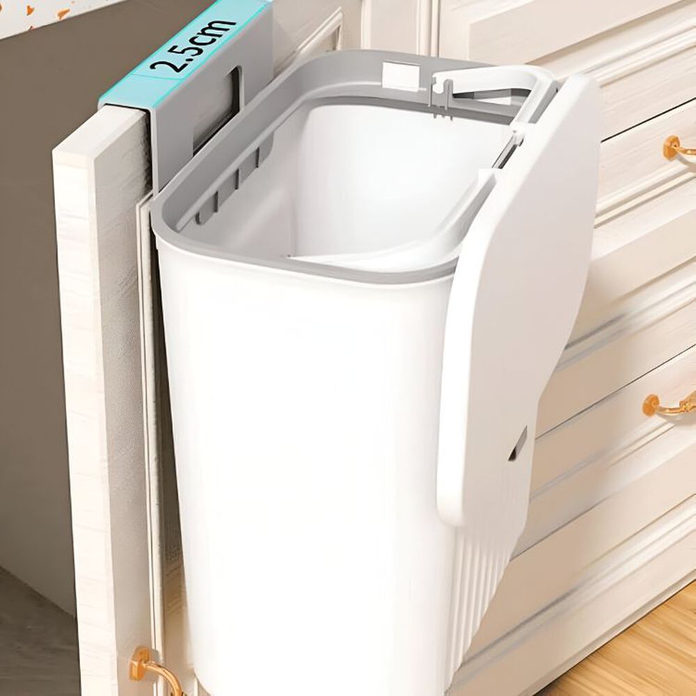 Papelera De Cocina Plástico 9 Litros Basurero Para Baño image number 3.0