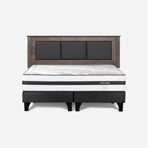 Cama Europea Rosen Driven / King / Base Dividida + Respaldo