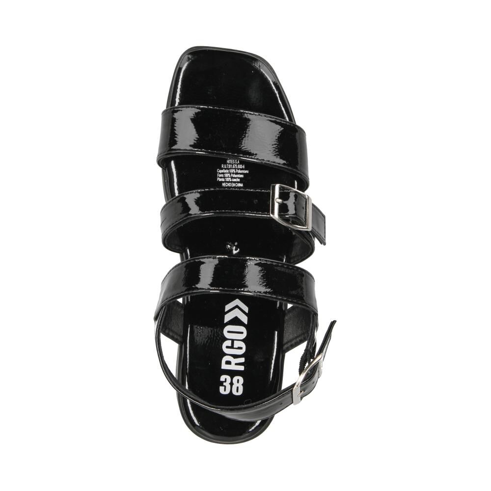 Sandalia Mujer Rolly Go Black image number 4.0