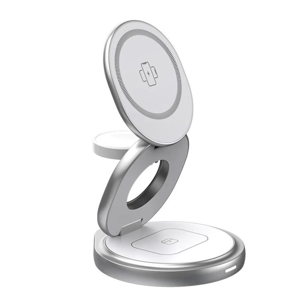 Cargador Magnético 3 En 1 Vidvie Soporte Plagable 360 image number 0.0