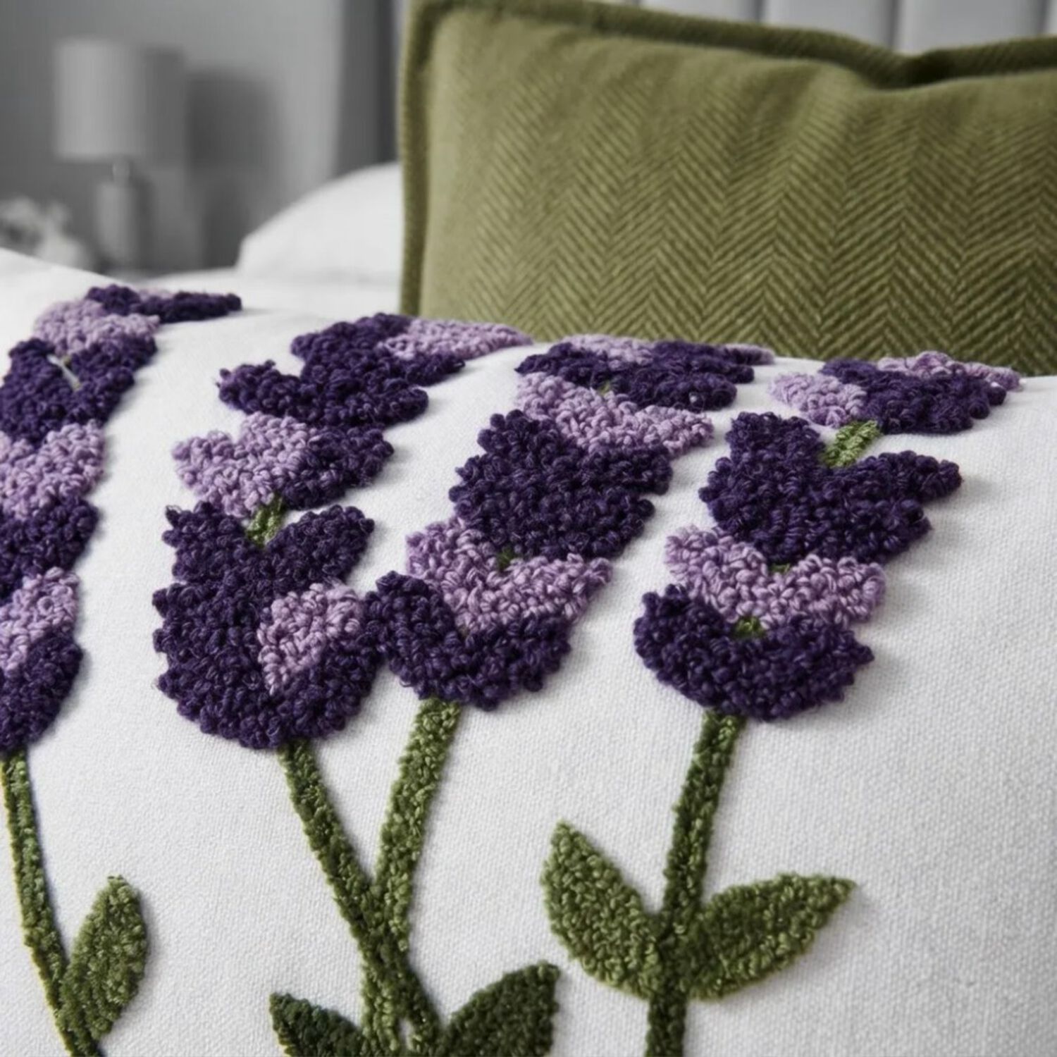 Set De 4 Cojines Decorativos Jard&iacute;n Lavanda Ros&eacute; image number 3.0