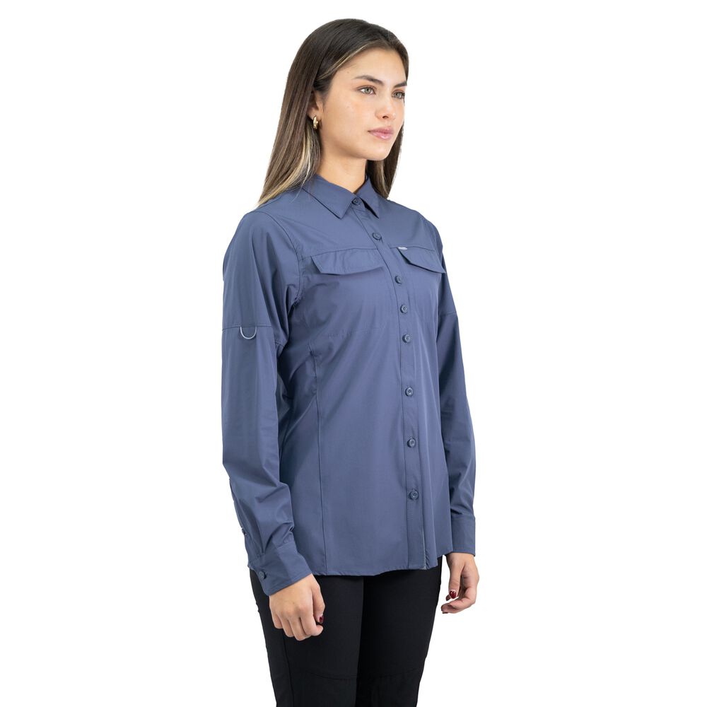 Camisa Hw Antakari Spandex Mujer Azul image number 1.0