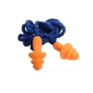 Tapon Auditivo Daumer Reutilizable (5 Pares) Con Cordon