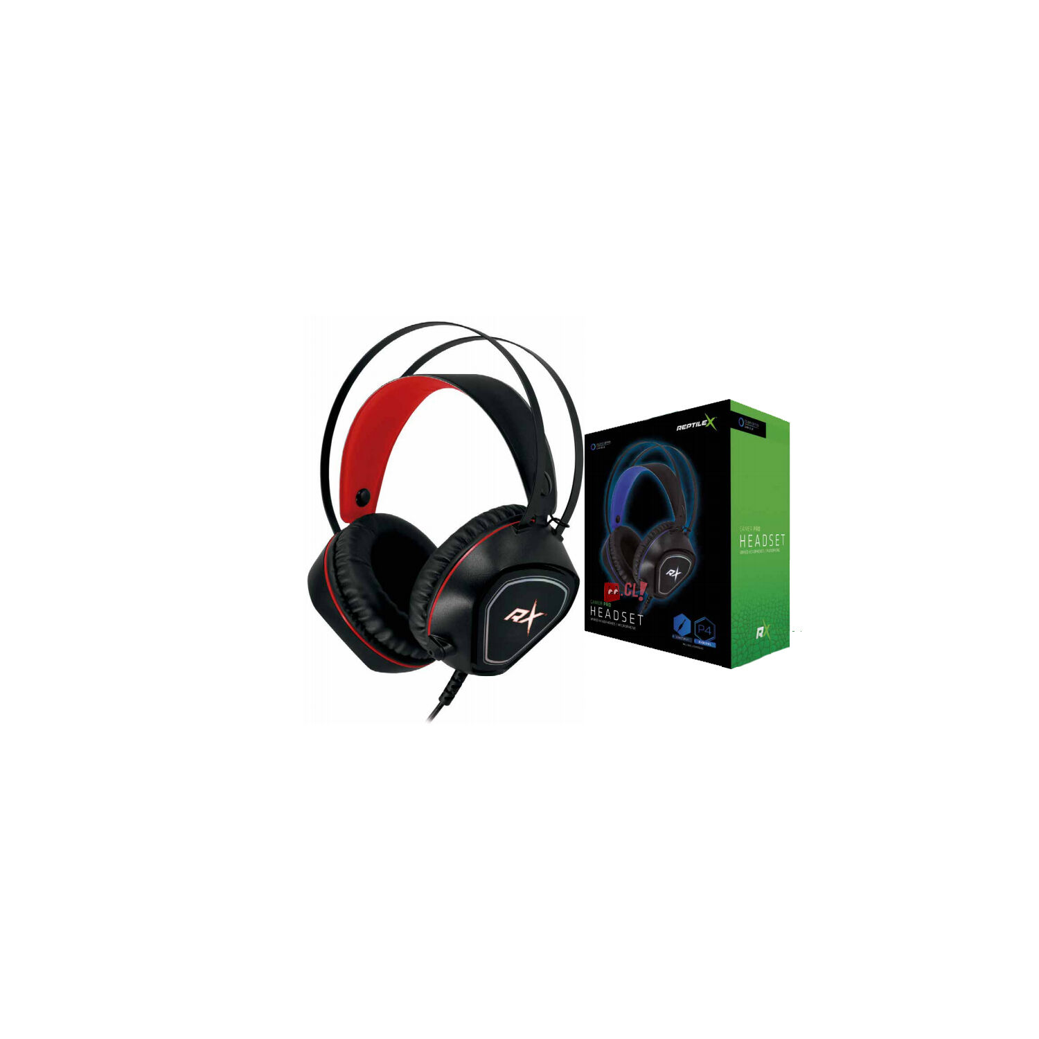 Aud&iacute;fonos Gamer Para Consolas Conector 3,5mm Color Rojo - Ps image number 1.0
