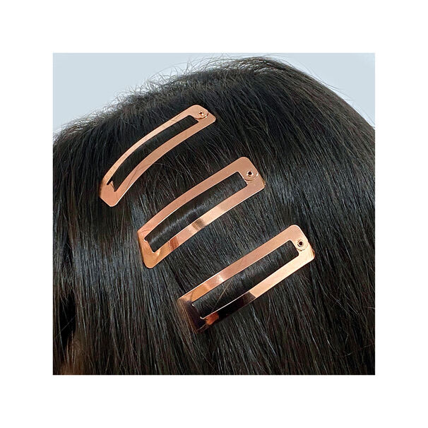 Set Clip Rectangular Besty Rosegold 3u Rosegold