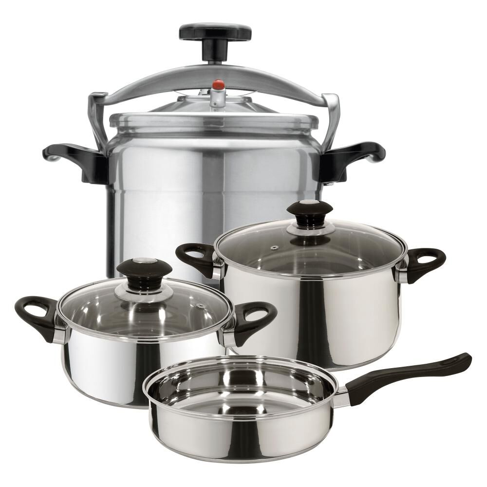 Bateria De Cocina Fantuzzi Corazza-Comprezzo / 5 Piezas + Olla A Presión 6 Litros image number 0.0