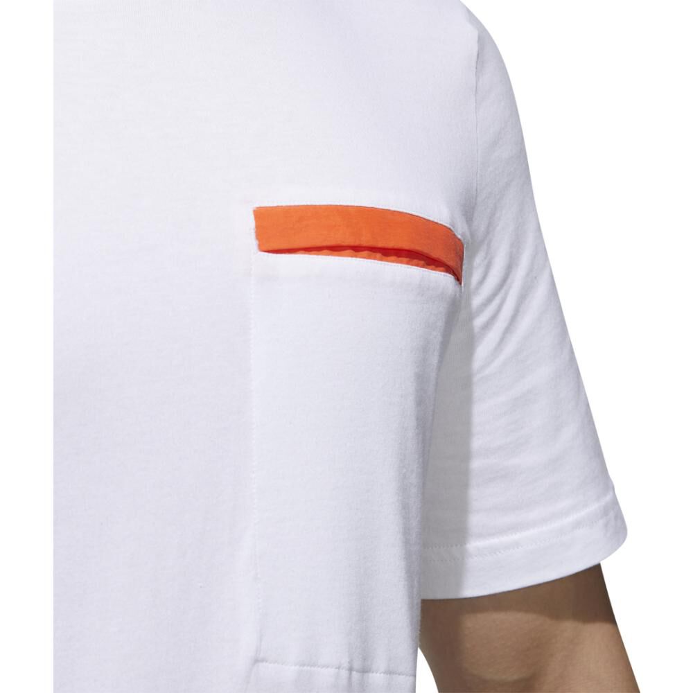 Polera Hombre Adidas M New Authentic Tee image number 8.0