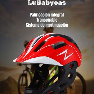 Casco Integral Infantil Bici 2 En 1 Slight Verde Lubabycas