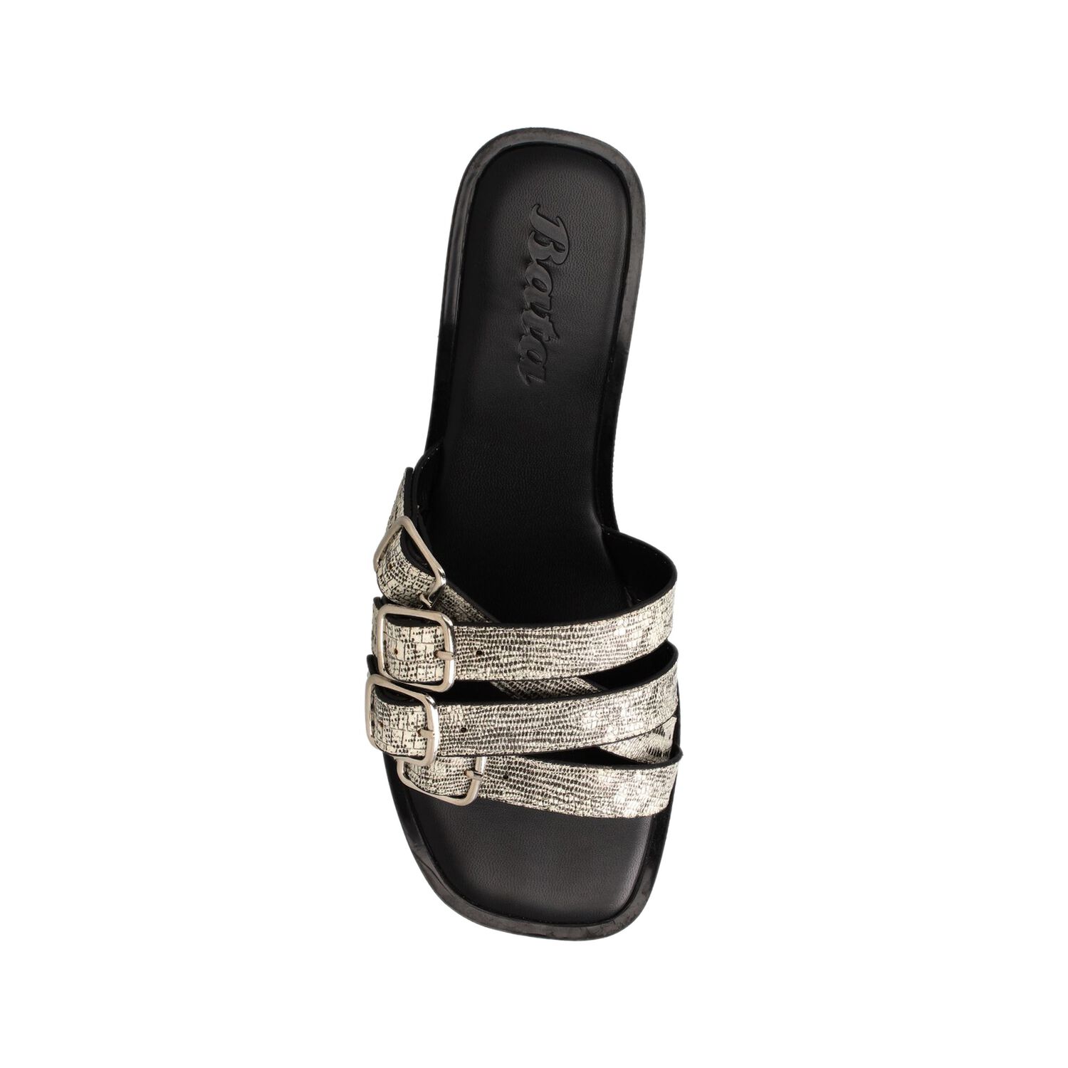 Sandalia Mujer Bata Taylor Blanco/negro image number 3.0