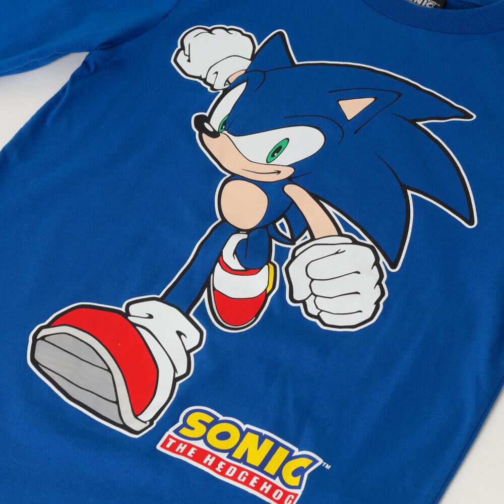 Polera Manga Larga Niño Mesa Sonic image number 2.0