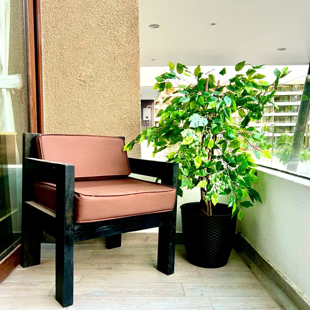 2 X 1 Plantas Artificiales Baratas Ficus 120 Cm Arbusto Real image number 1.0