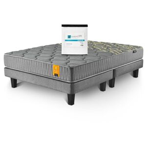 Cama Europea Cannon Home Spirit / 2 Plazas / Base Dividida + Cubrecolchón
